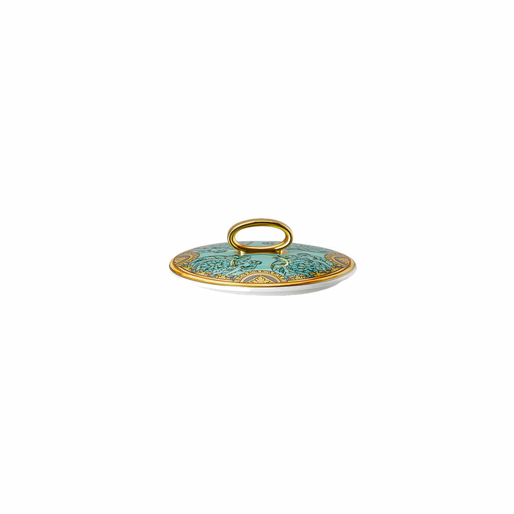 Rosenthal Versace table light 2-piece with scented wax Scala Palazzo Verde, material mix, 14 cm, 14402-403664-24868