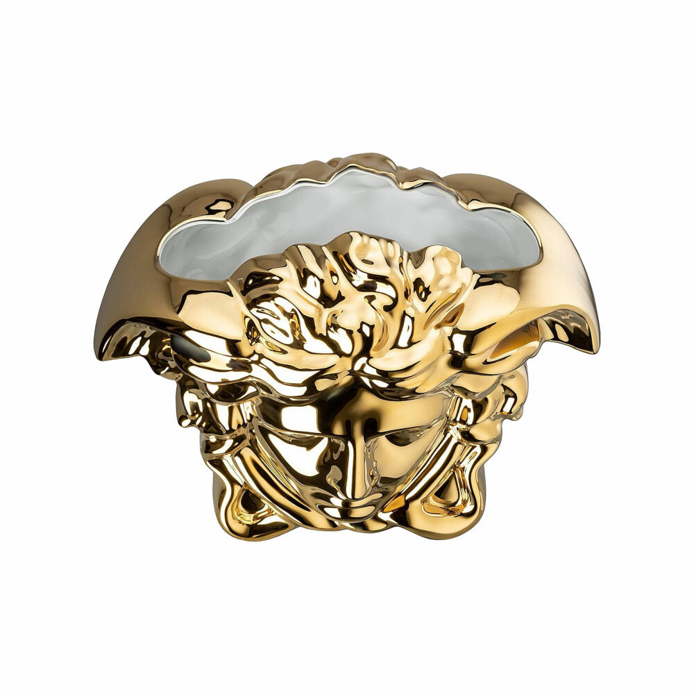Rosenthal Versace Vase Medusa Grande Gold, porcelain, 21 cm, 14493-426157-26021