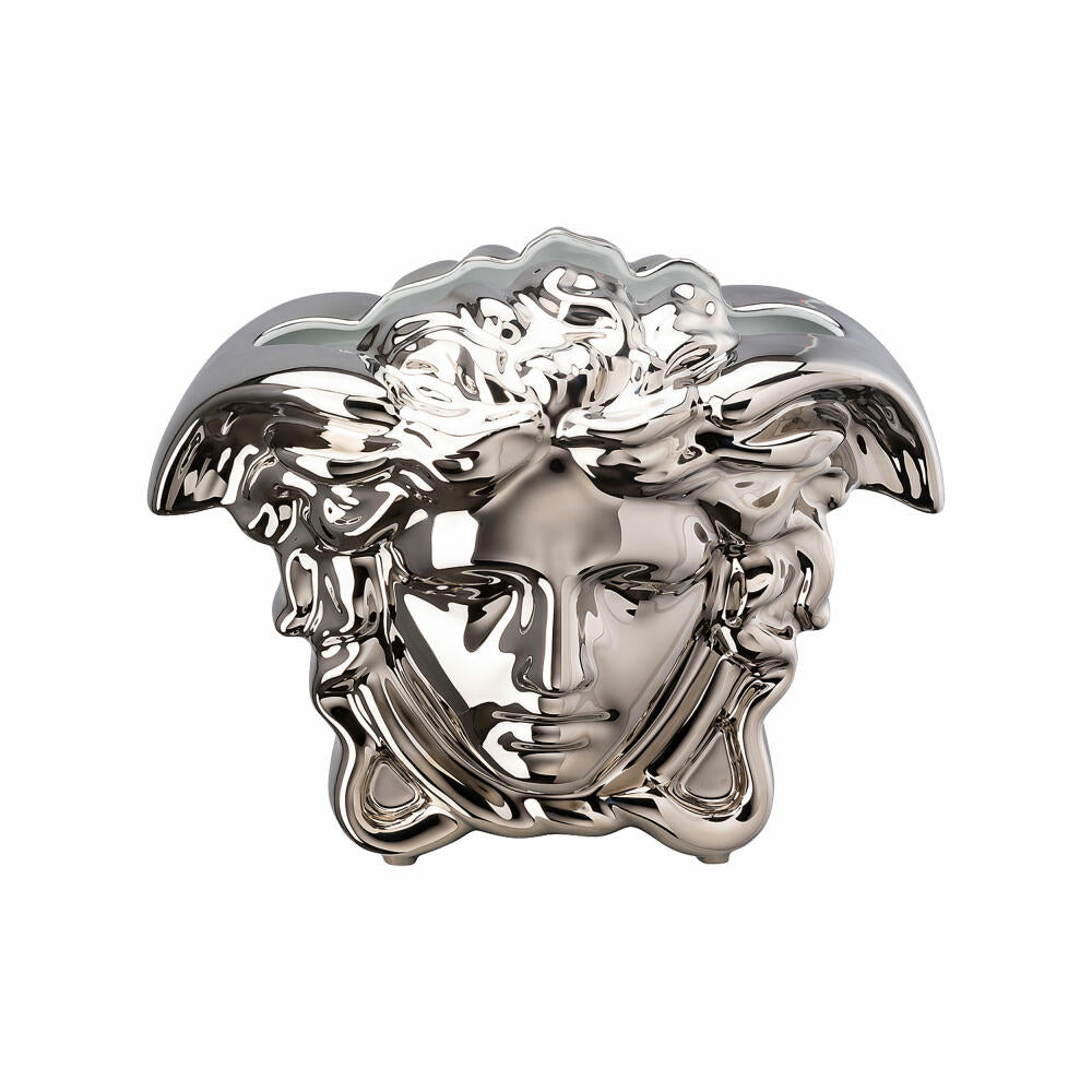 Rosenthal Versace Vase Medusa Grande Silver, porcelain, 21 cm, 14493-426174-26021