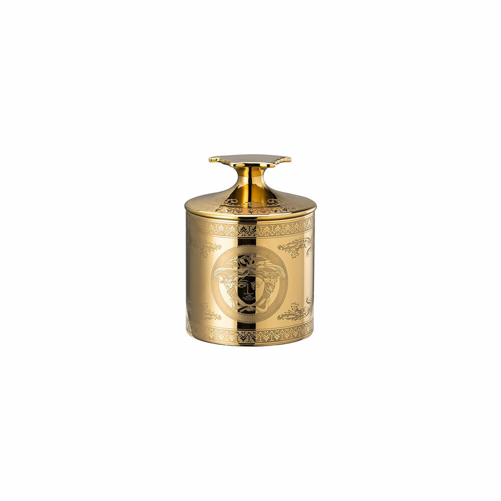 Rosenthal Versace table light 2-piece with scented wax Golden Medusa, material mix, 12 cm, 14498-403721-24868