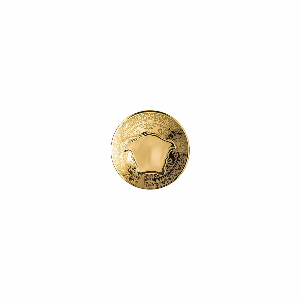 Rosenthal Versace table light 2-piece with scented wax Golden Medusa, material mix, 12 cm, 14498-403721-24868