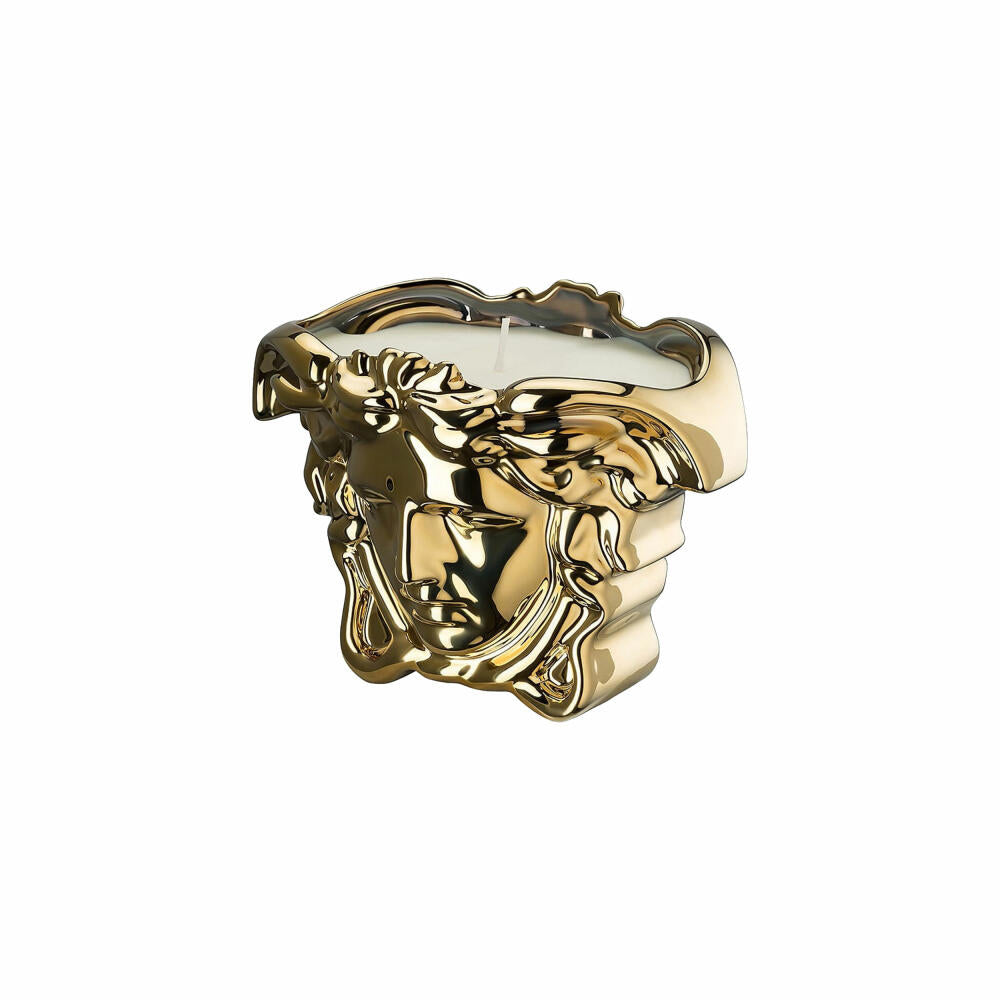 Rosenthal Versace table light with scented wax Medusa Grande Gold, material mix, 13.5 cm, 14493-426157-24871