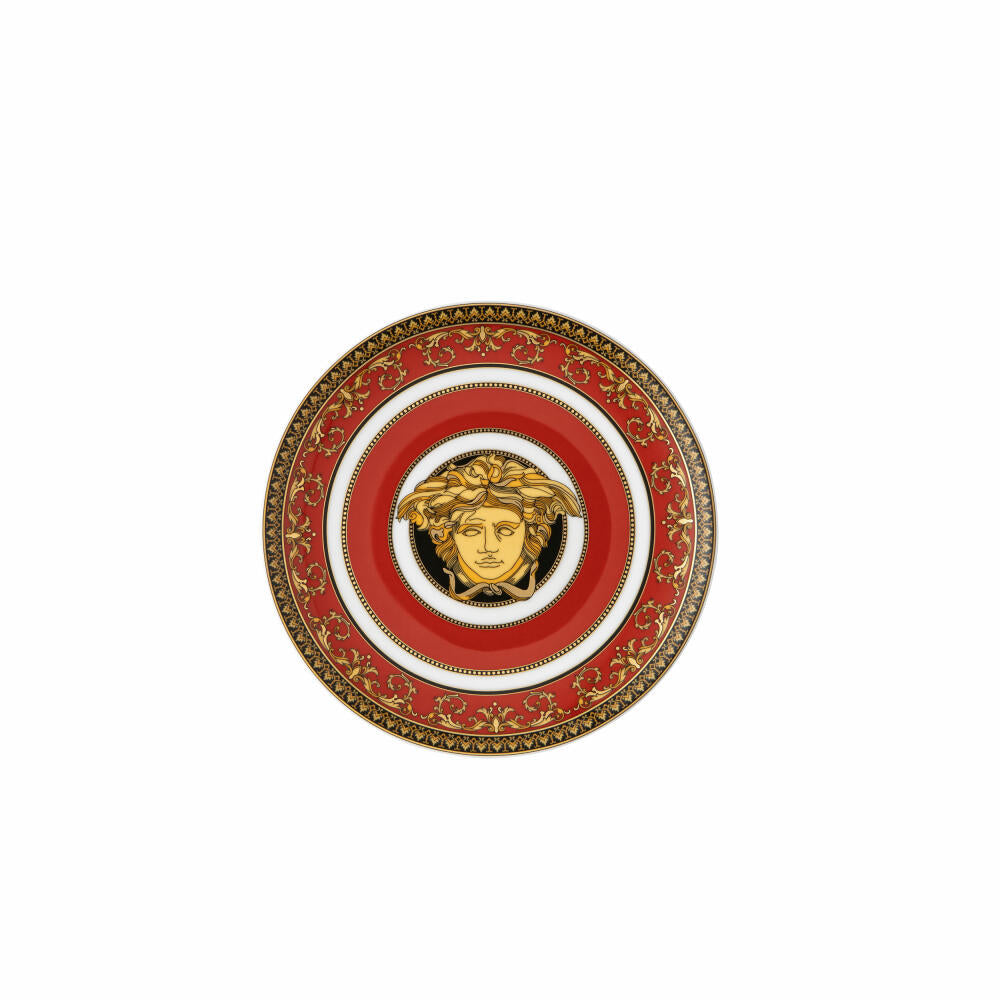 Rosenthal Versace bread plate Medusa, porcelain, 17 cm, 19335-409605-10217