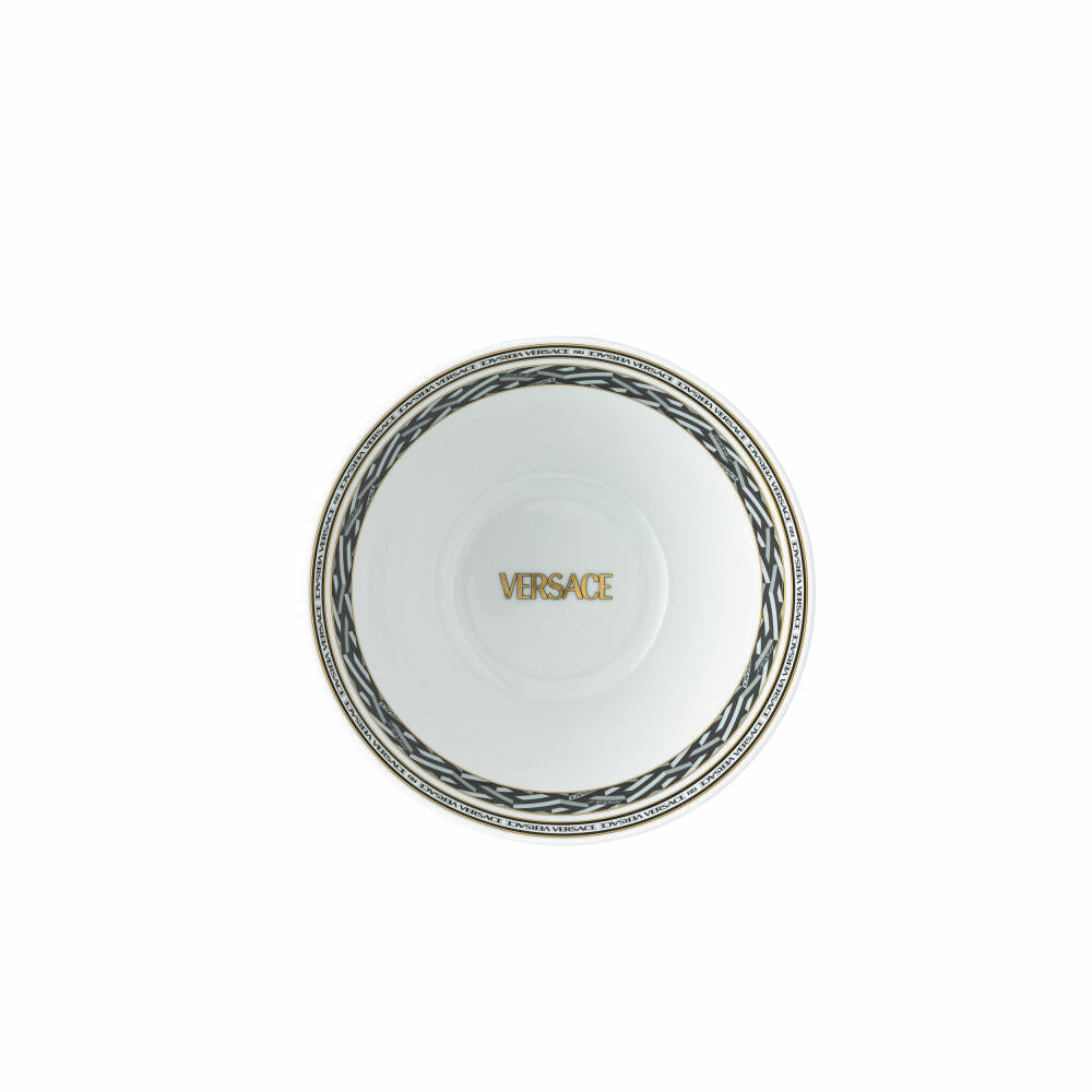 Rosenthal Versace Bowl La Greca Signature Black, porcelain, 15 cm, 19335-403765-10564