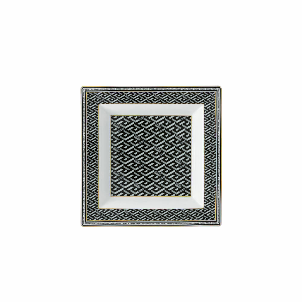 Rosenthal Versace bowl La Greca Signature Black, porcelain, 22 cm, 14085-403765-25822