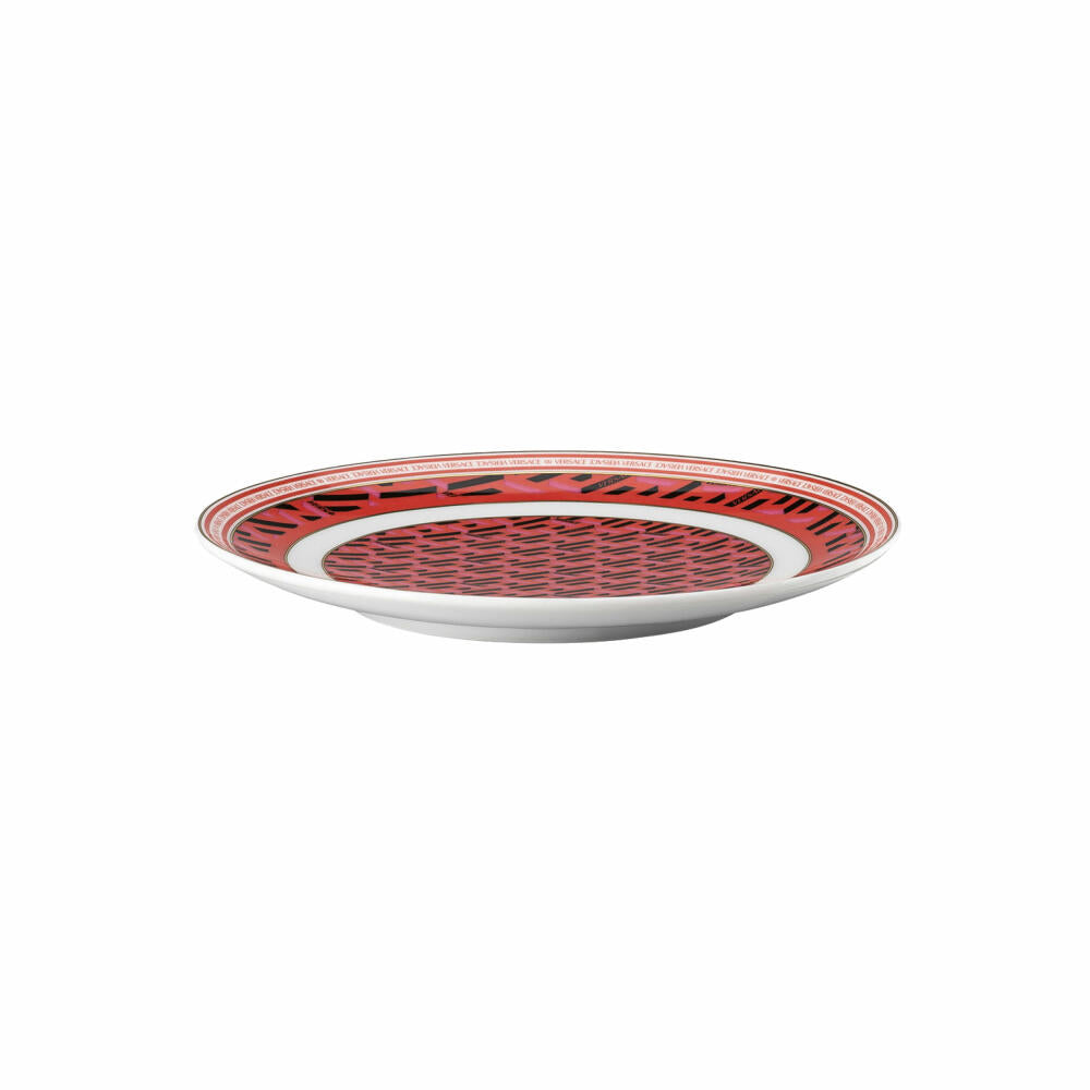 Rosenthal Versace bread plate La Greca Signature Red, porcelain, 17 cm, 19335-403766-10217