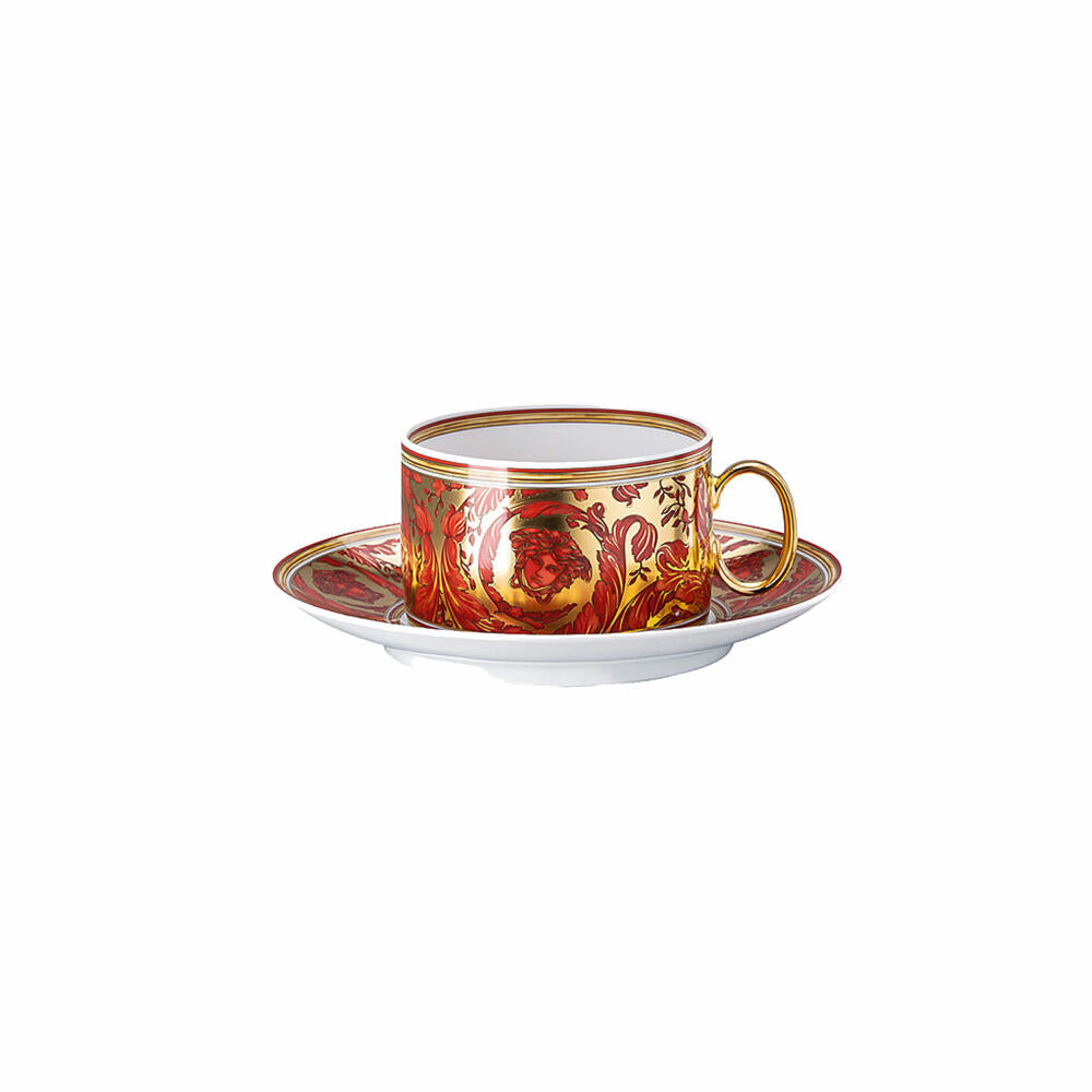 Rosenthal Versace tea cup 2 pcs. Medusa Garland Red, porcelain, 200 ml, 19335-409958-14640