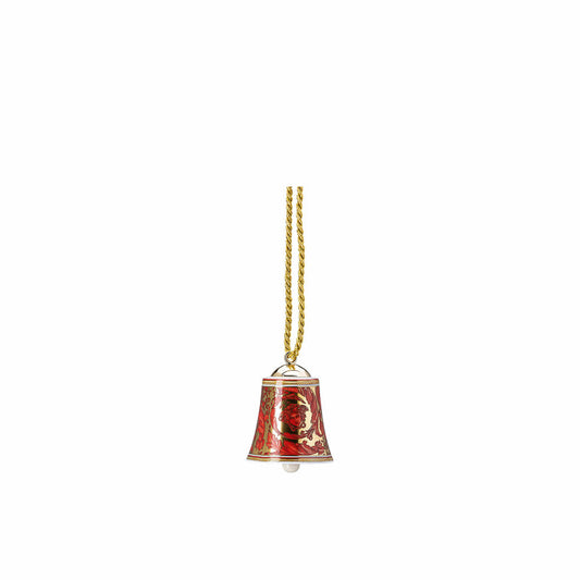 Rosenthal Versace Porzellanglocke Medusa Garland Red, Porzellan, 7 cm, 14089-409958-27911