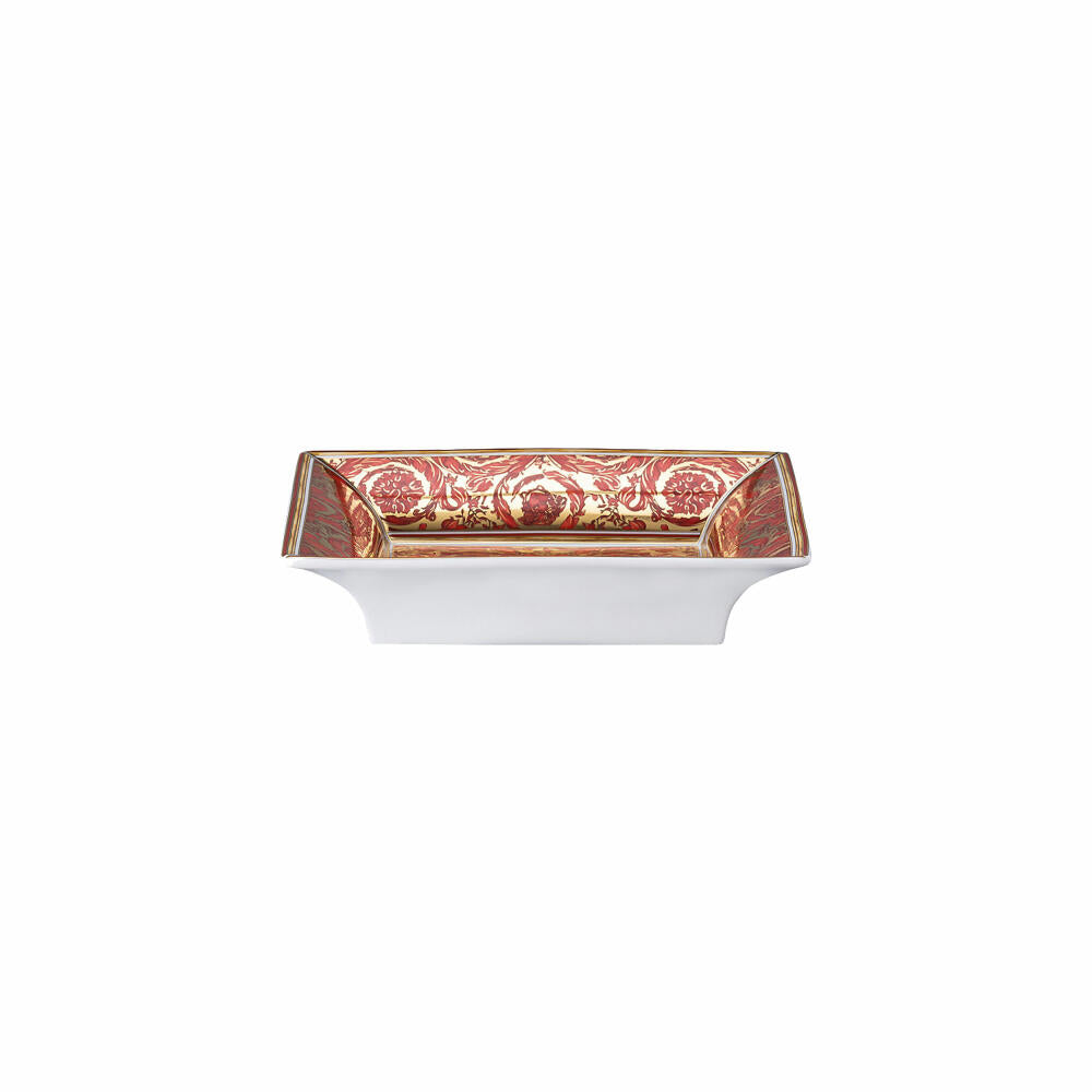 Rosenthal Versace Bowl Medusa Garland Red, Porcelain, 18 cm, 14240-409958-25818