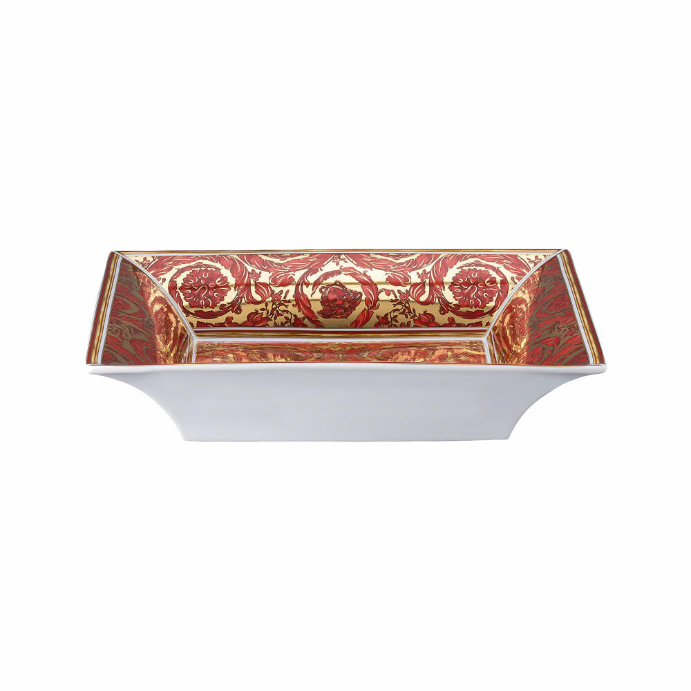 Rosenthal Versace Bowl Medusa Garland Red, Porcelain, 28 cm, 14240-409958-25828