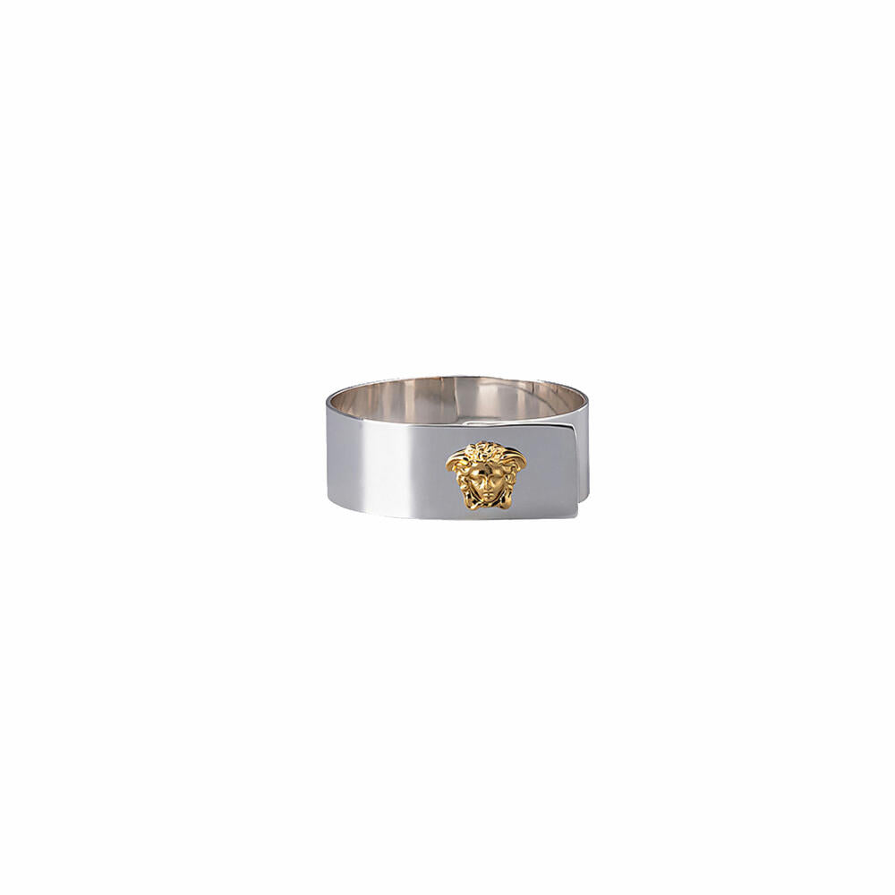 Rosenthal Versace napkin ring Medusa silver-gold, metal, 5 x 4 cm, 69201-321642-05001