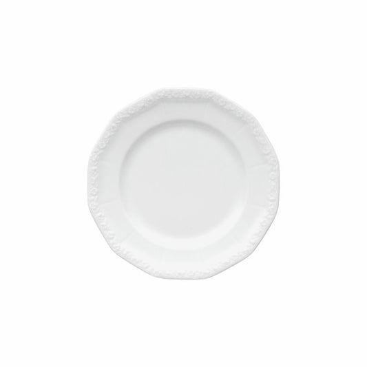 Rosenthal Frühstücksteller Maria, Porzellan, Weiß, 19 cm, 10430-800001-10219