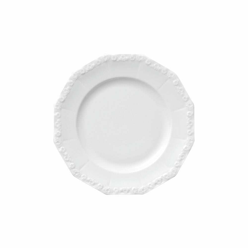 Rosenthal Frühstücksteller Maria, Porzellan, Weiß, 21 cm, 10430-800001-10221
