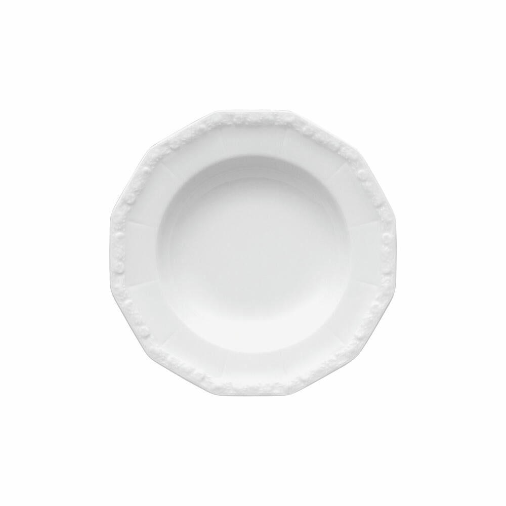 Rosenthal Suppenteller Maria, Schale, Porzellan, Weiß, 21 cm, 10430-800001-10321