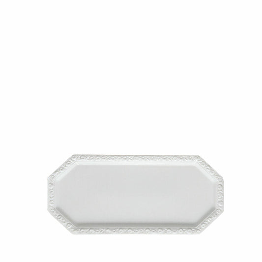 Rosenthal Kuchenplatte Maria rechteckig, Porzellan, Weiß, 35.8 x 16.2 cm, 10430-800001-12844