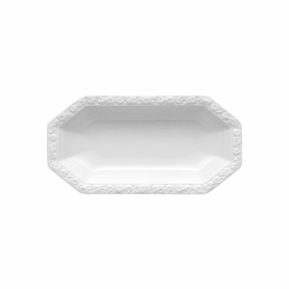 Rosenthal Beilagenplatte Maria, Porzellan, Weiß, 25 x 13 cm, 10430-800001-15323