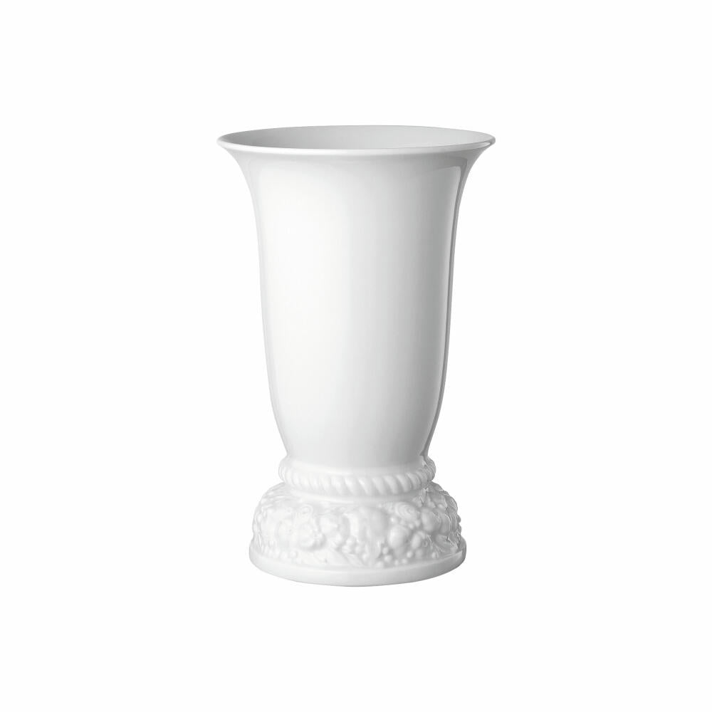 Rosenthal Vase Maria, Dekovase, Porzellan, Weiß, 22 cm, 10430-800001-26022