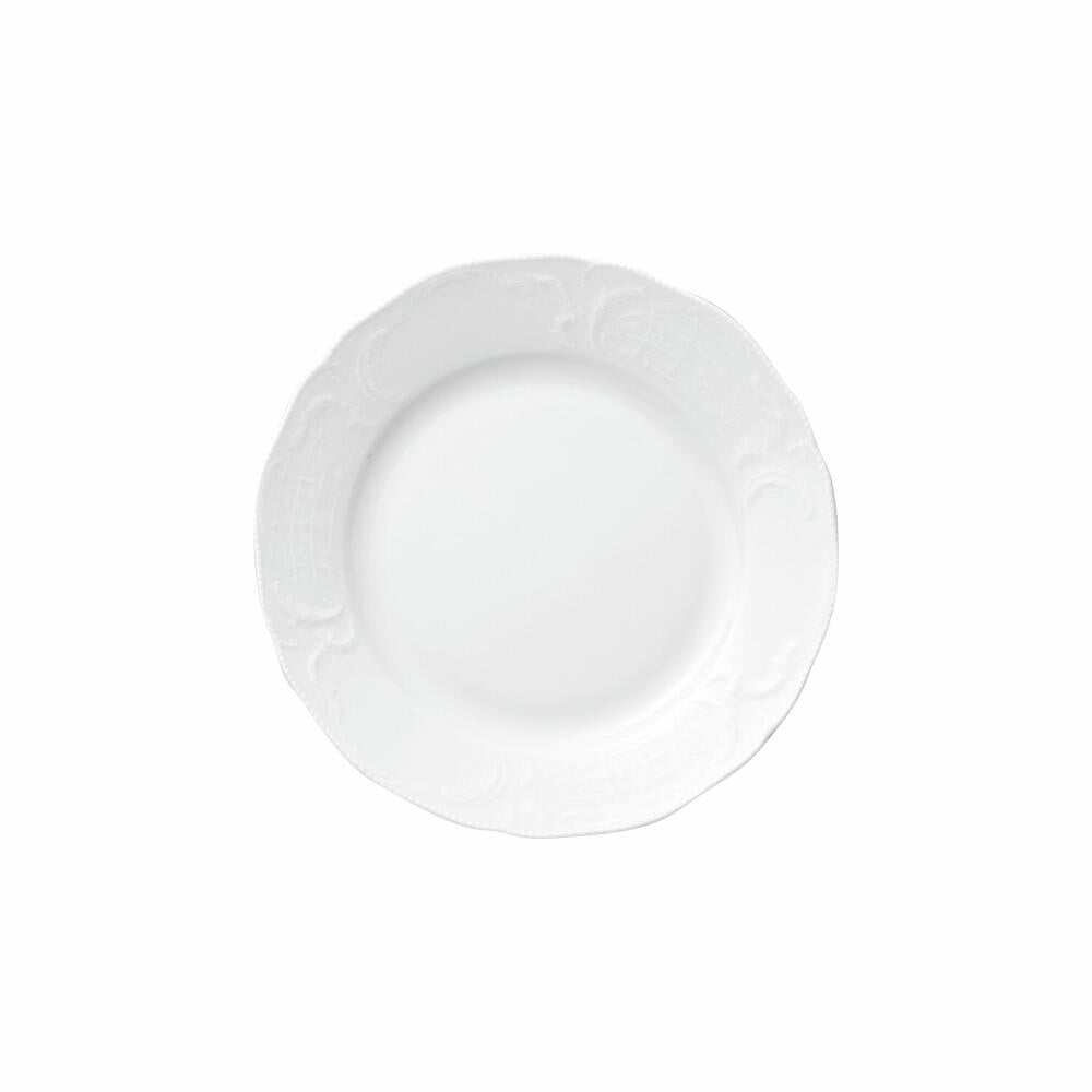 Rosenthal Frühstücksteller Sanssouci Weiß, Porzellan, Weiß, 19 cm, 10480-800001-10219