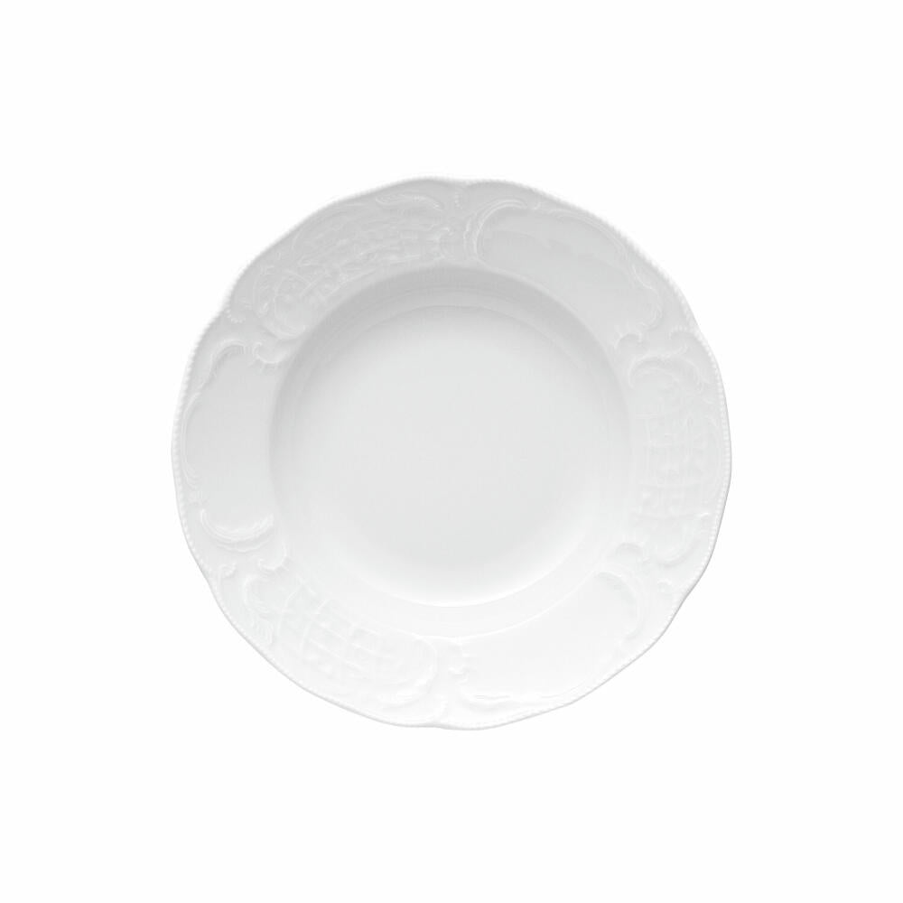 Rosenthal Suppenteller Sanssouci Weiß, Porzellan, Weiß, 23 cm, 10480-800001-10323