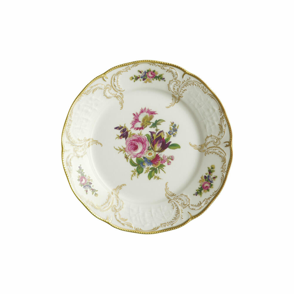 Rosenthal Frühstücksteller Sanssouci Elfenbein Diplomat, Porzellan, Mehrfarbig, 21 cm, 20480-308550-10221