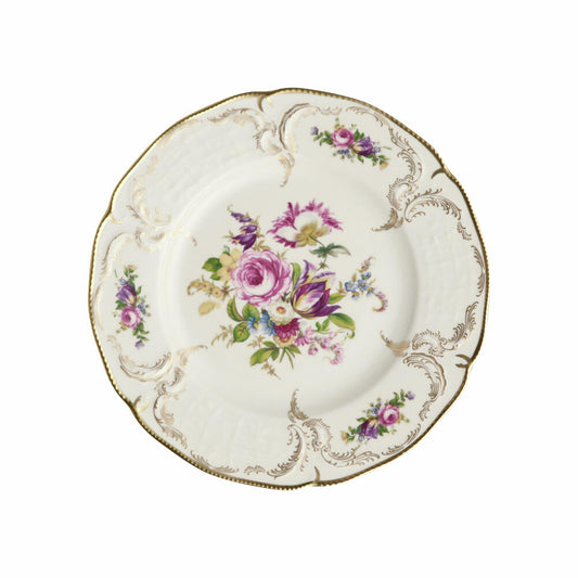 Rosenthal Speiseteller Sanssouci Elfenbein Diplomat, Porzellan, Mehrfarbig, 26 cm, 20480-308550-10226