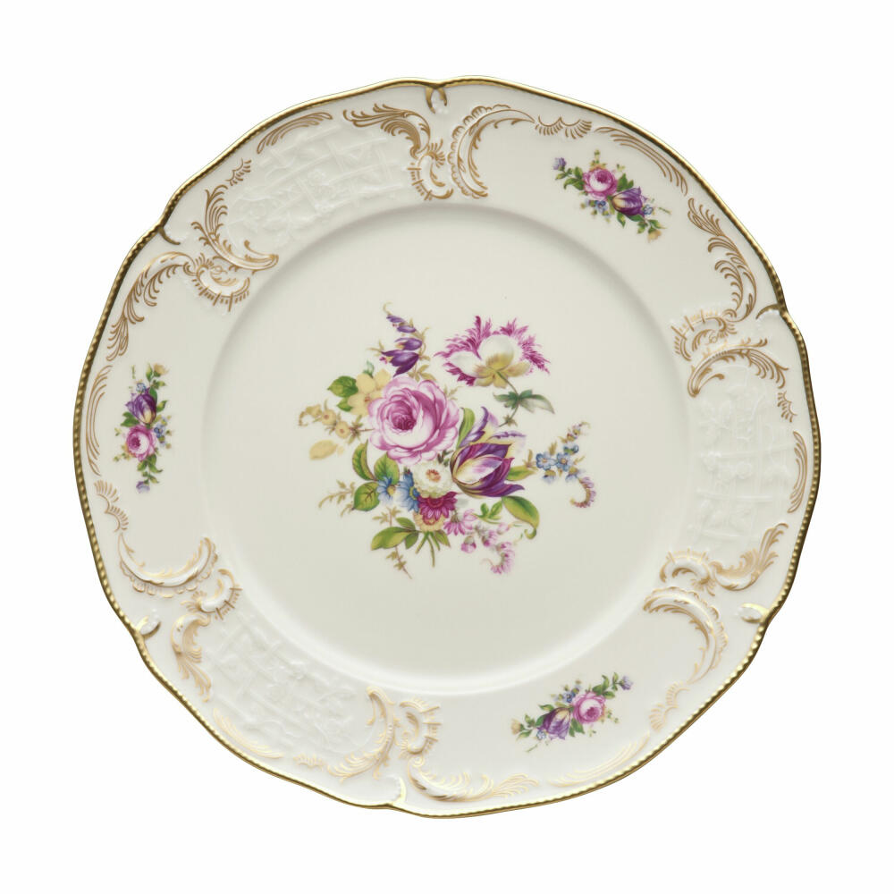 Rosenthal Platzteller Sanssouci Elfenbein Diplomat, Porzellan, Mehrfarbig, 31.4 cm, 20480-308550-10228