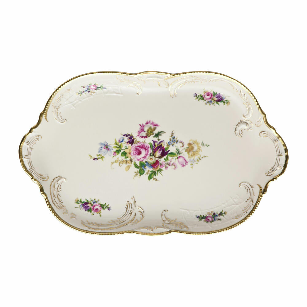 Rosenthal Platte Sanssouci Elfenbein Diplomat, Porzellan, Mehrfarbig, 38 cm, 20480-308550-12738