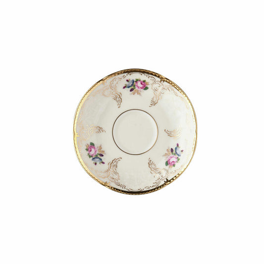 Rosenthal Espresso-Mokka-Untertasse Sanssouci Elfenbein Diplomat, Porzellan, Mehrfarbig, 11.4 cm, 20480-308550-14721