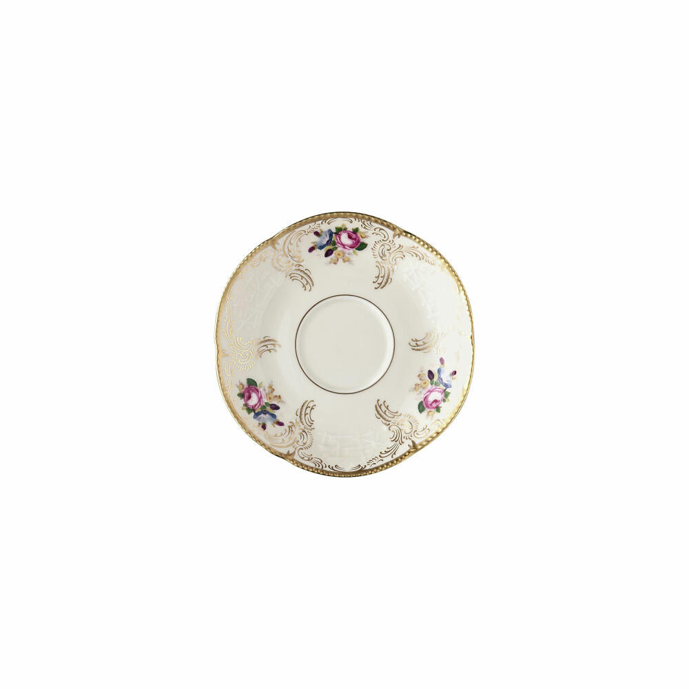 Rosenthal Kaffee-Untertasse Sanssouci Elfenbein Diplomat, Porzellan, Mehrfarbig, 14.2 cm, 20480-308550-14741