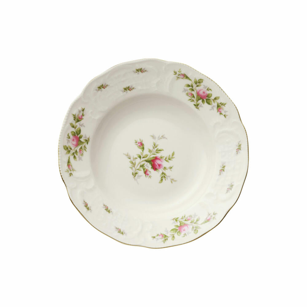 Rosenthal Suppenteller Sanssouci Elfenbein Ramona, Porzellan, Mehrfarbig, 23 cm, 20480-508563-10323