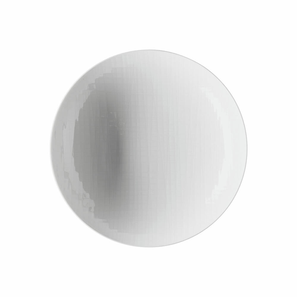 Rosenthal Teller Mesh tief, Porzellan, Weiß, 25 cm, 11770-800001-10355