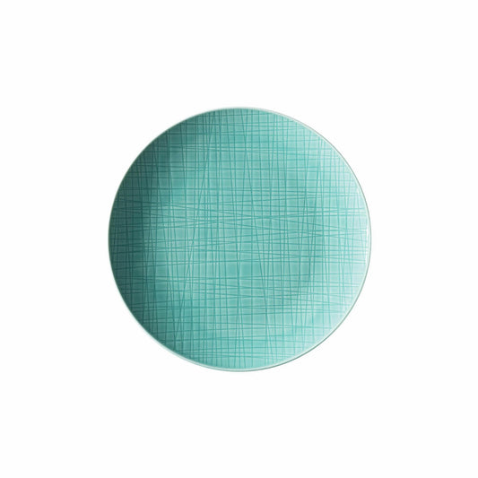 Rosenthal Teller Mesh Colours Aqua flach, Porzellan, Blau, 21 cm, 11770-405152-10861