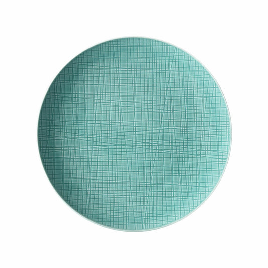 Rosenthal Teller Mesh Colours Aqua flach, Porzellan, Blau, 27 cm, 11770-405152-10867