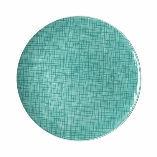 Rosenthal Teller Mesh Colours Aqua flach, Porzellan, Blau, 30 cm, 11770-405152-10870
