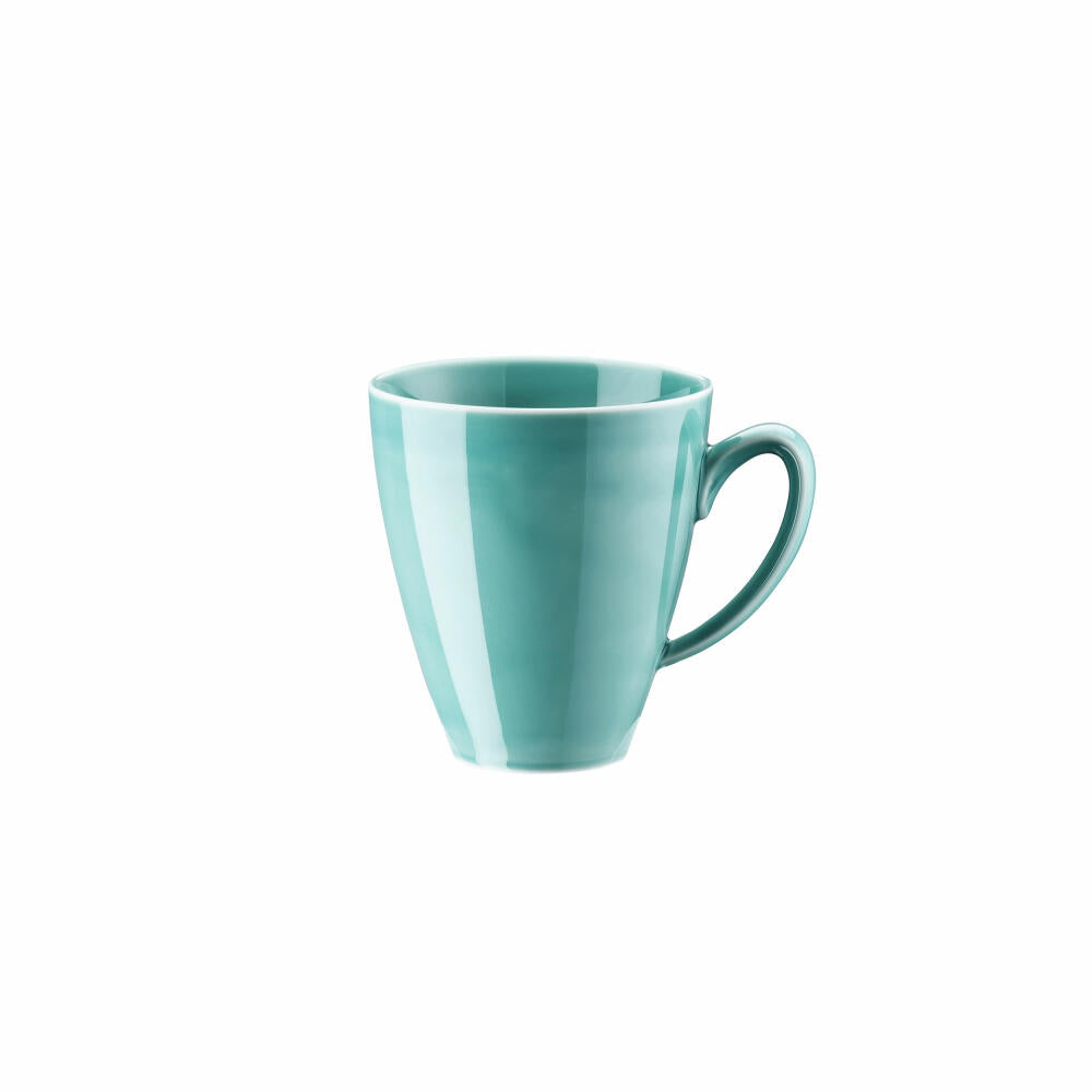 Rosenthal Henkelbecher Mesh Colours Aqua, Porzellan, Blau, 350 ml, 11770-405152-15505