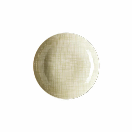 Rosenthal Teller Mesh Colours Cream tief, Porzellan, Beige, 19 cm, 11770-405153-10349