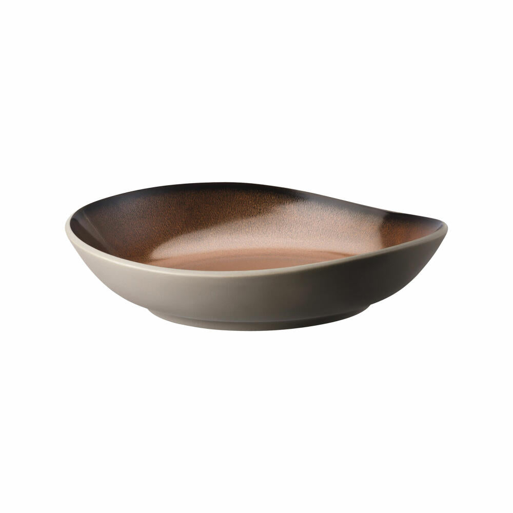 Rosenthal Teller Junto Bronze tief, Keramik, Bronze, 28 cm, 21540-405252-60358
