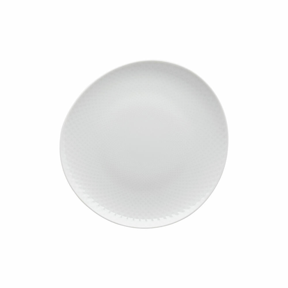 Rosenthal Teller Junto flach, Porzellan, Weiß, 22 cm, 10540-800001-10862