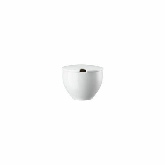 Rosenthal Zuckerdose Junto mit Einschnitt, Porzellan, Weiß, 10540-800001-14386