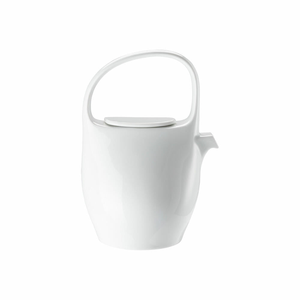 Rosenthal Teekanne Junto für 6 Personen, Porzellan, Weiß, 1.3 L, 10540-800001-14230