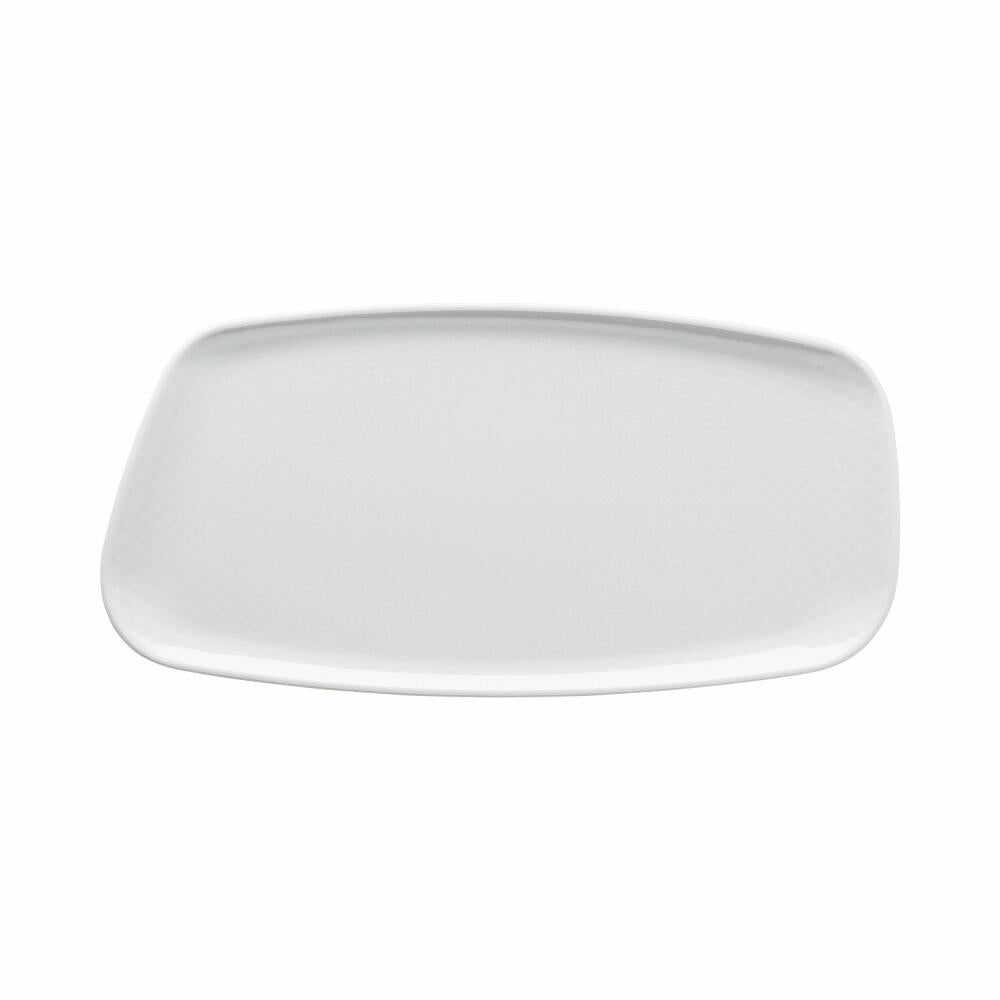 Rosenthal Servierplatte Junto, Porzellan, Weiß, 30 x 15 cm, 10540-800001-12437
