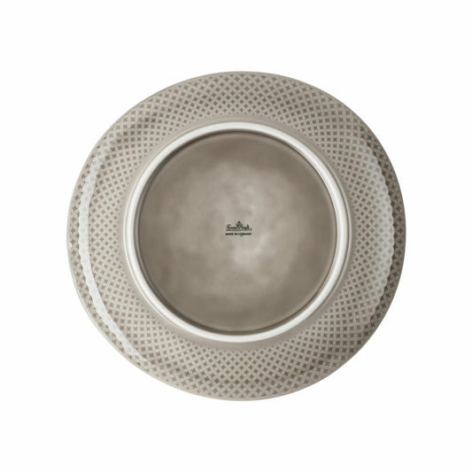 Rosenthal Teller Junto Pearl Grey flach, Porzellan, Grau, 27 cm, 10540-405201-10867