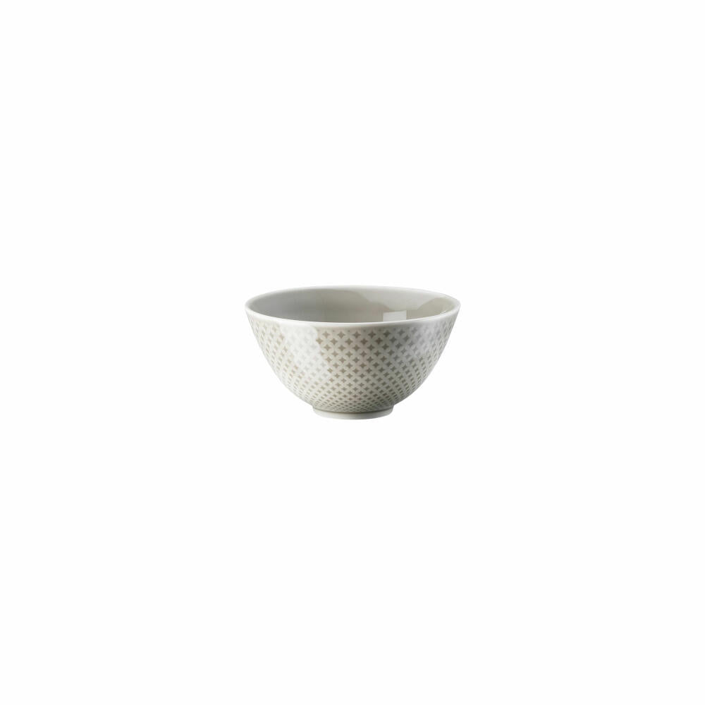 Rosenthal Schale Junto Pearl Grey, Porzellan, Grau, 11 cm, 10540-405201-15211