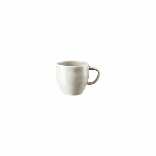 Rosenthal Kaffee-Obertasse Junto Pearl Grey, Porzellan, Grau, 230 ml, 10540-405201-14742