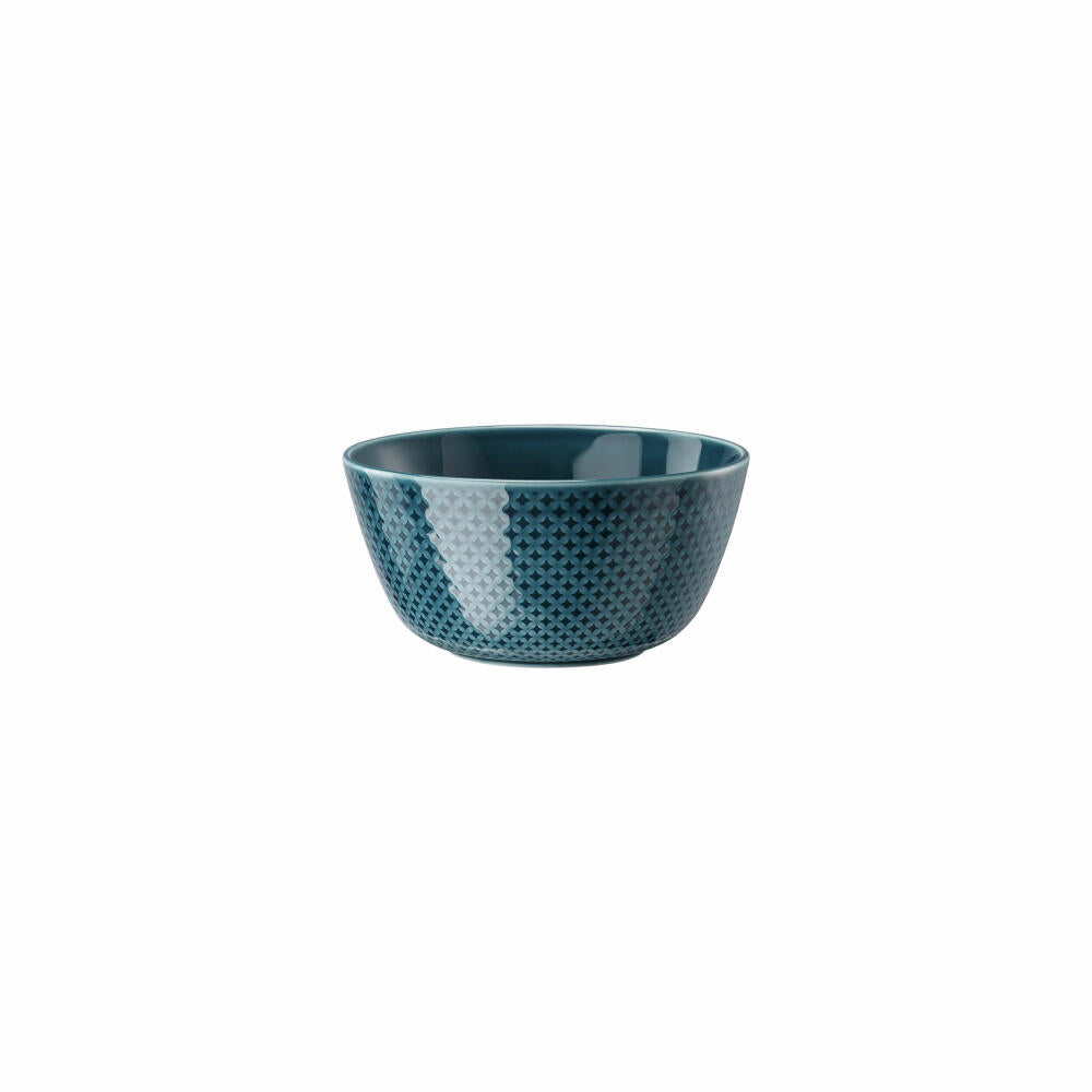 Rosenthal Müslischale Junto Ocean Blue, Porzellan, Blau, 14 cm, 10540-405202-15454
