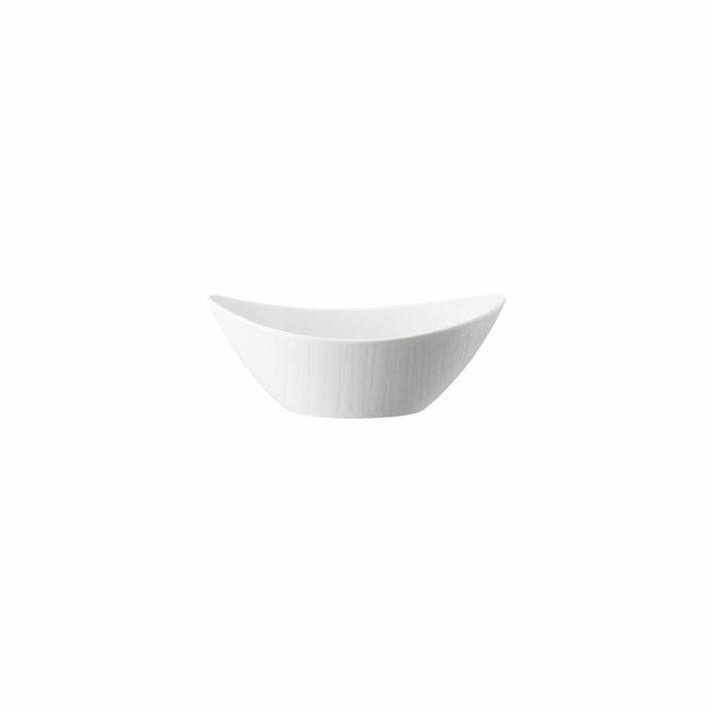 Rosenthal Schale Mesh oval, Porzellan, Weiß, 15 x 11 cm, 11770-800001-15751