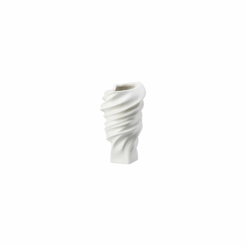 Rosenthal Vase Squall, Dekovase, Porzellan, Weiß, 11 cm, 14463-800001-26011