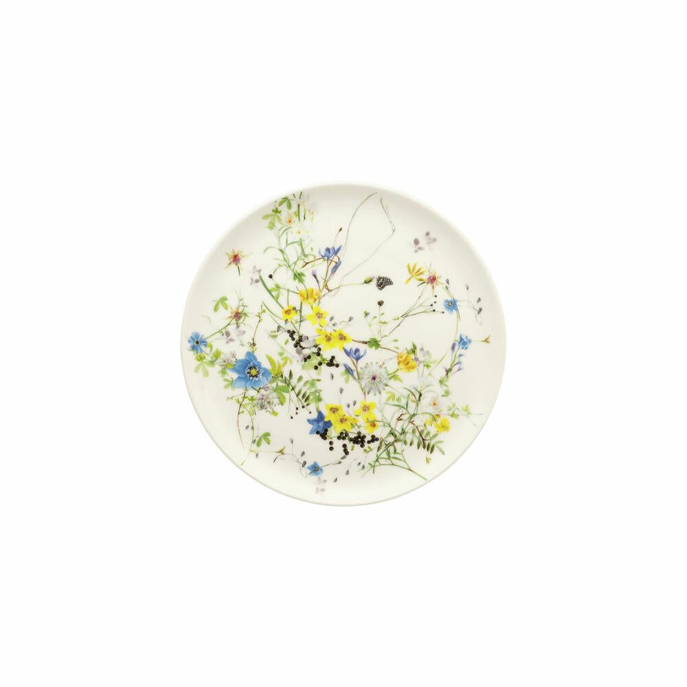 Rosenthal Brotteller Brillance - Fleurs des Alpes, Bone China, Mehrfarbig, 18 cm, 10530-405108-10218