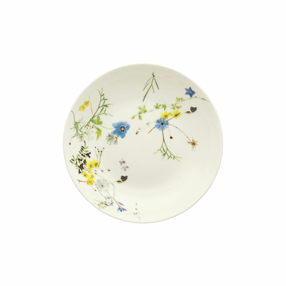 Rosenthal Suppenteller Brillance - Fleurs des Alpes, Bone China, Mehrfarbig, 21 cm, 10530-405108-10321
