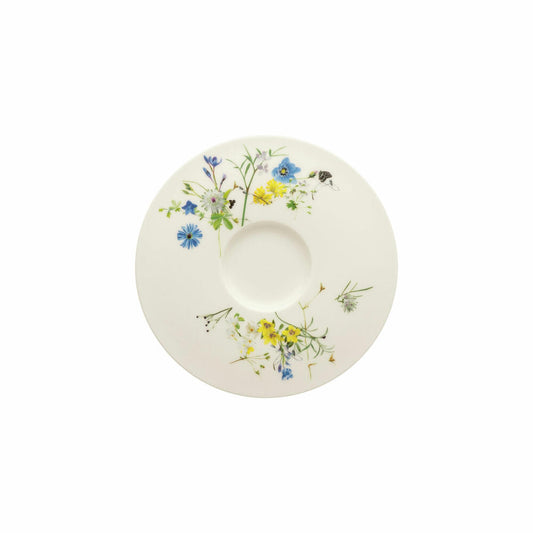 Rosenthal Suppen-Untertasse Brillance - Fleurs des Alpes, Bone China, Mehrfarbig, 18.7 cm, 10530-405108-10421